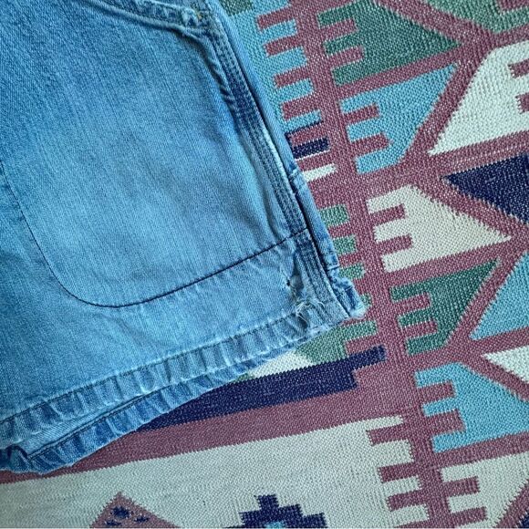 Tommy Hilfiger Womens Denim Jeans Distressed High Waist Boho Jorts - Picture 9 of 12